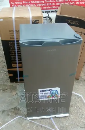 Brand New BRUHM Table Top Refrigerator>91L>Silver>External>