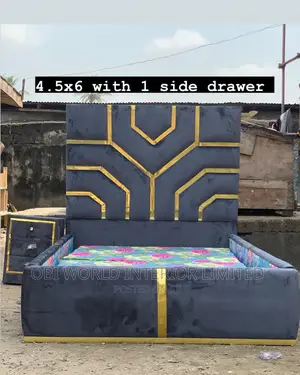 4/5 By 6 Bed Frame With 1 Drawer