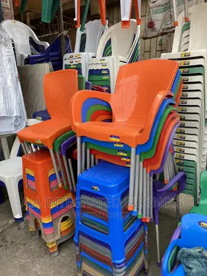 Plastic Chair With Iron