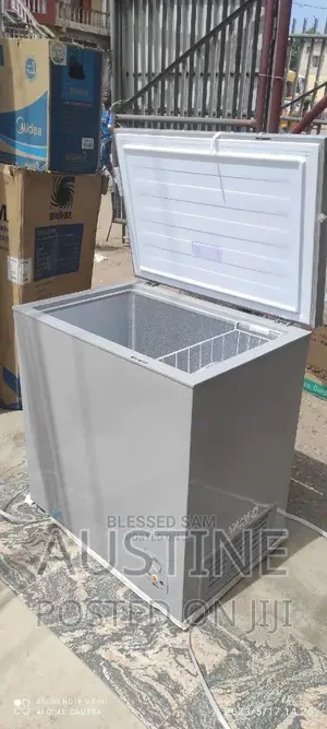 Brand New Hisense(Model340)250L Chest Freezer>Extenal>Silver