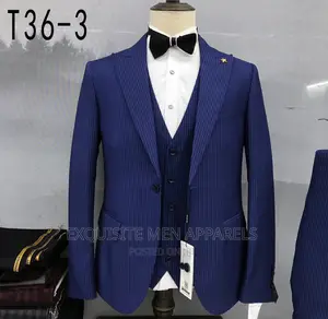 Quality Bespoke Turkish Pin Stripe Men's Suit