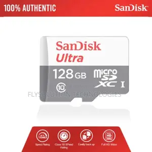 Sandisk Ultra 128GB Microsd 100mb/S High Speed Memory Card