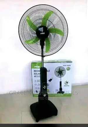 Solar Rechargeable Fan Dc/Ac 18 Inches Fan
