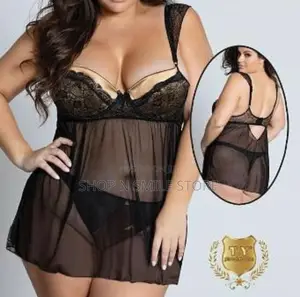 Beautiful Lace/Net Plus Size Lingeries