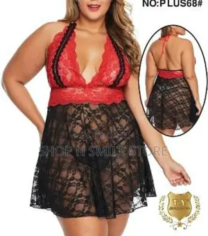 Beautiful Lace/Net Plus Size Lingeries