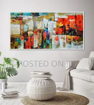 Colourful Abstract Painting Canvas Print