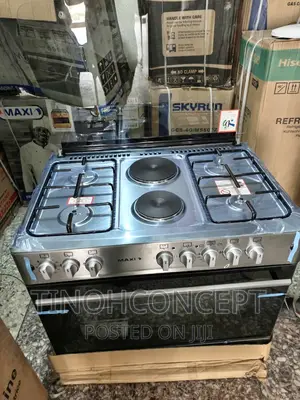 Maxi Gas Cooker 6 Burner Stainless