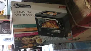 21L Crown Star Electric Toaster Oven With 60min Timer