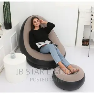Lazy Couch Chair Footstool Outdoor Inflatable Leisure Sofa