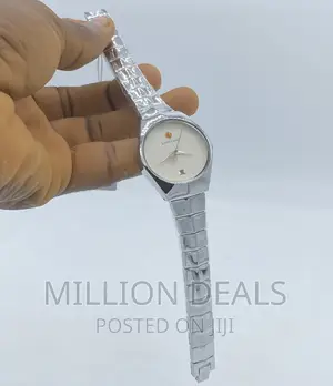 Women’S Stainless Steel Silver Stylish Wrist Watch