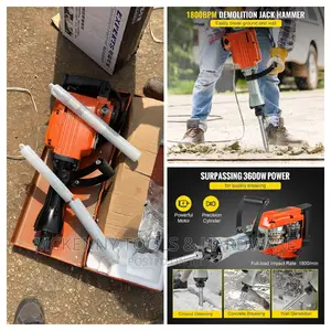 Demolition Jack Hammer 3000w Jack Hammer Concrete 1800 BPM
