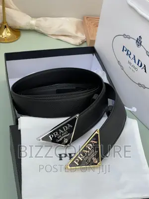 Original PRADA Leather Strap Belts Available in Store