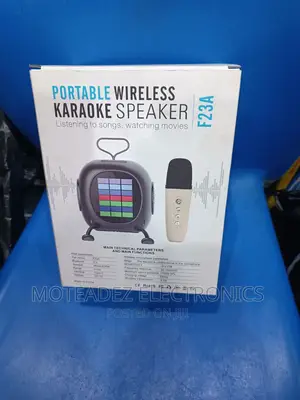 Portable Bluetooth Karaoke Speaker With Wireless Microphone