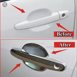 Toyota Highlander 2001-2007 Sliver Door Handle Cover