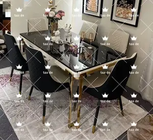 Quality Marble Top Dining Table Set