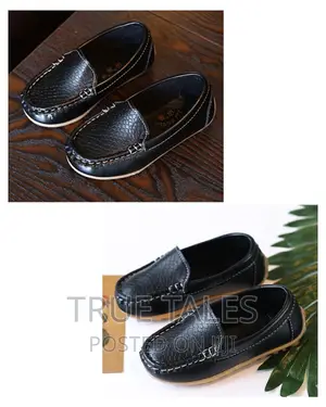 Boy's Black Slip-Ons Loafers Shoes