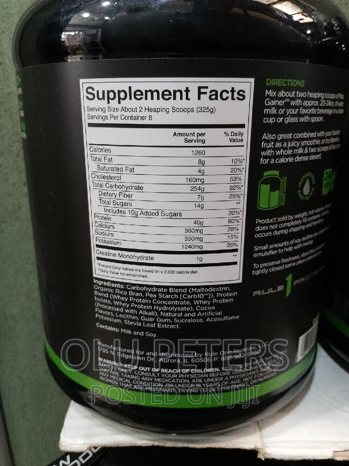 1 Rule Mass Gainer 5.73lbs