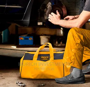 Ingco 16 Inch Tool Bag Organizer With Wide Mouth Water-proof