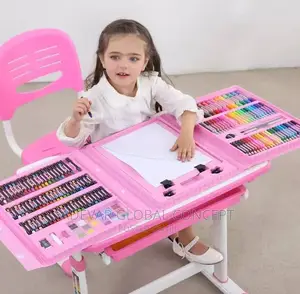 208 PCS Kids Art Painting Set With Sketch Pad Markers