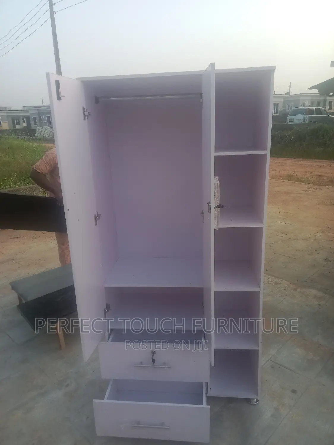 White 3ft Wardrobe