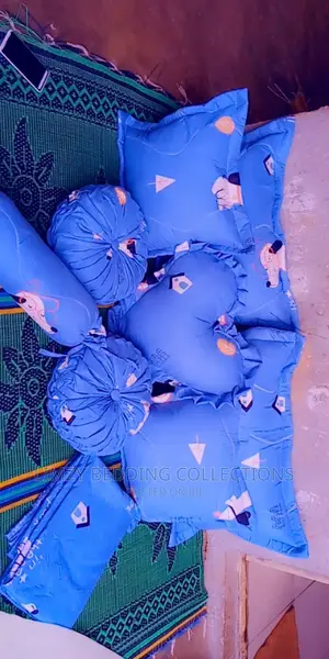 Bedsheet Plus Fancy Throw Pillows