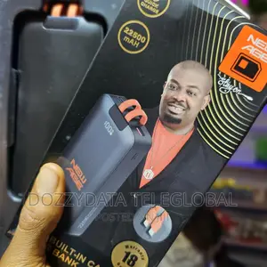 Newage 22500mah Power Bank (With in-Built Cables)