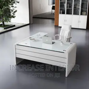 Quality Imported Glass Top Office Table