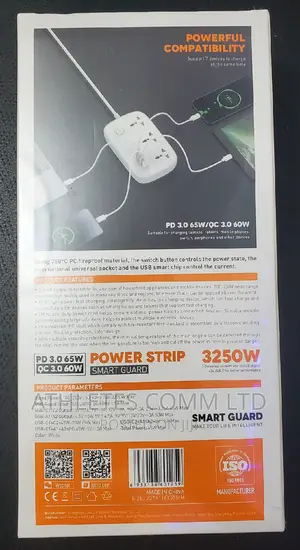 65watts Ldnio Extension With 2 Usb And 2 Type C Super Ports