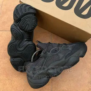 Original Yeezy 500 Utility Triple Black Sneakers