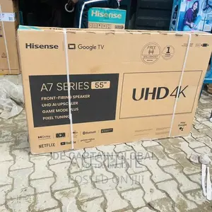 Brand New Hisense 55" Smart Tv>Bluetooth>Netflix>Full Tv>