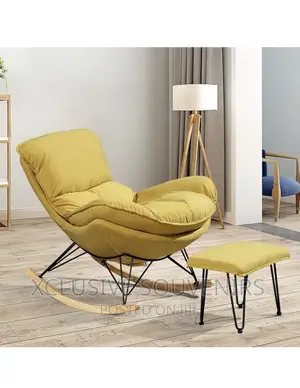 Rocking Chair With Stool