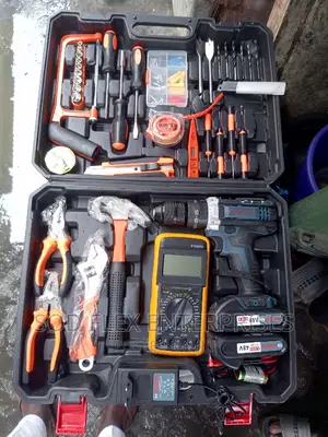 48v Bosch Screw Machine With Full Set of Tools Multimeter