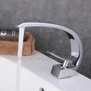 C-Carved Luxury Basin Mixer Tap Chrome