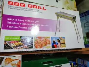 Stainless Steel Charcoal Barbeque Grill Plate With Long Leg