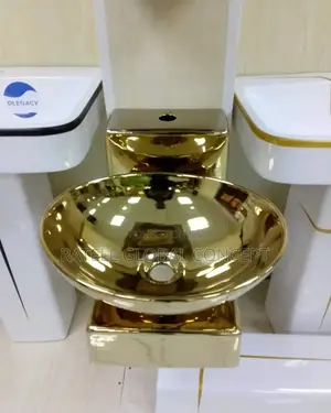 Gold Hanging Wash Hand Basin