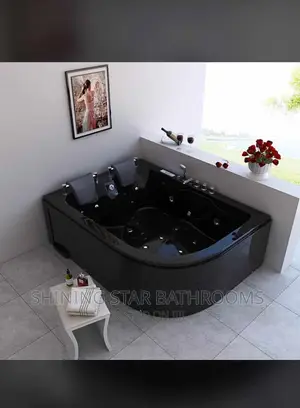 Black Double Header Jacuzzi