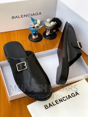 Original Leather Gucci X BALENCIAGA Half Shoe