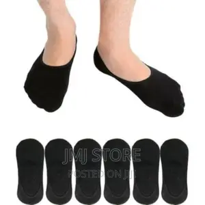 Men's Invisible Socks - 6 Pairs