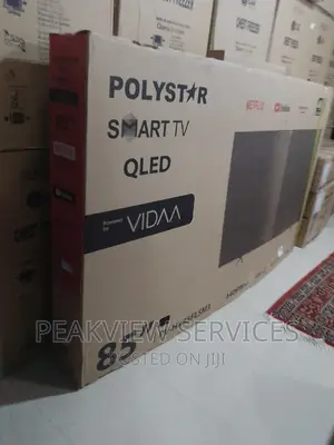 New in Polystar 85 Ultra Smart Tv (PV-HK85FLSM3)+Netflix