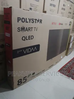 New in Polystar 85 Inches Smart Ultra Tv With Wifi