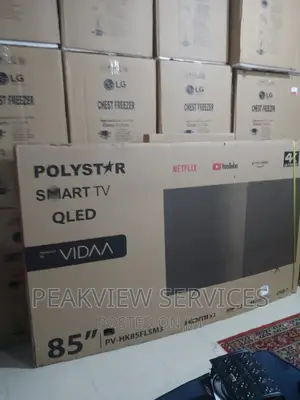 The New 85' Polystar Vidaa Ultra Smart TV With Wifi