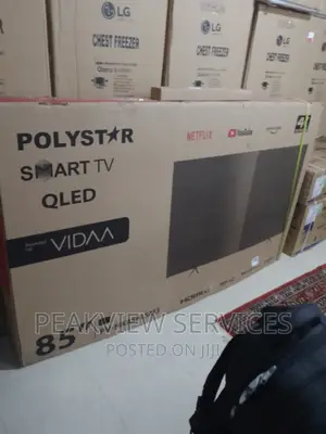 Original 85'' Vidaa Polystar Smart TV With Netflix Wifi