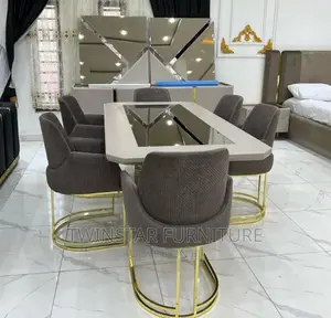 New Modern Luxury Turkish Contemporary Complete Sofa Set