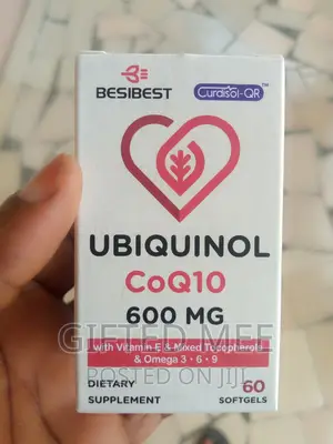 Besibest Ubiquinol Coq10, 600mg, 60 Capsules.
