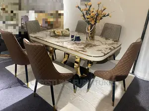 Quality Marble Top Dining Table Set