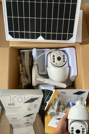 Ubox PTZ Solar Battery Powered 4g Simcard Pir Rotate Camera
