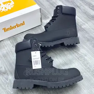 Timber Premium 6-inch Black Waterproof Boots
