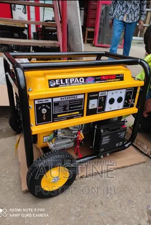 Brand New Elepaq Constant(Sv22000e2)6.5kva Generator>Copper>