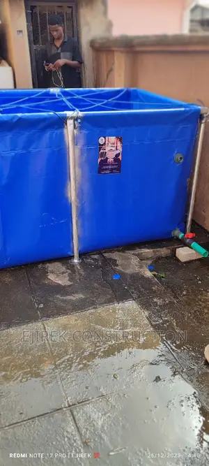 Moveable Tarpaulin Fish Pond