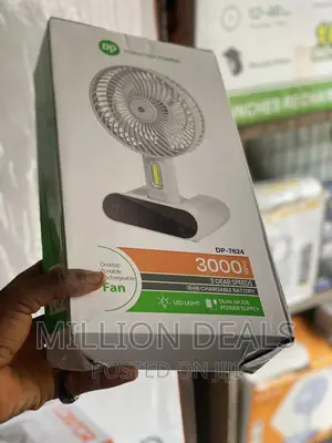 Portable Unique Desktop Rechargeable Fan